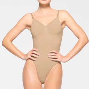 SKIMS Tan Shapewear Bodysuit